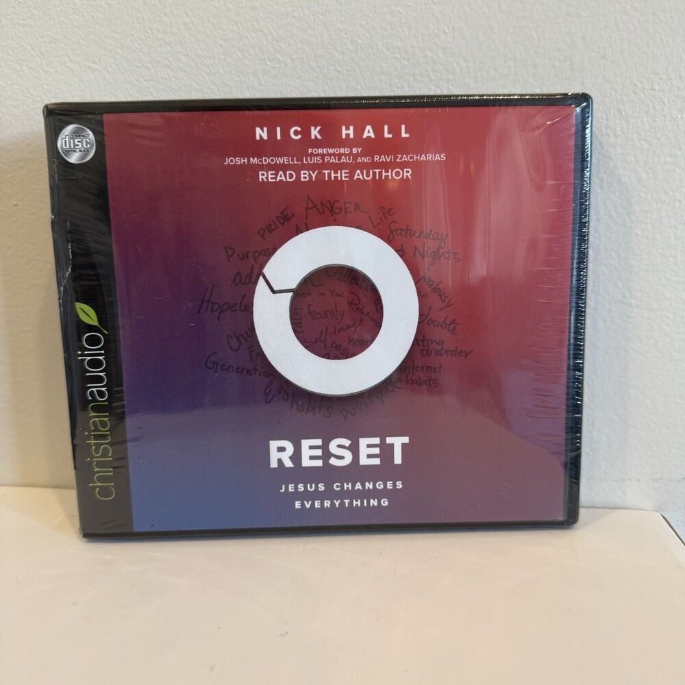 New Sealed Reset: Jesus Changes Everything Audiobook by Nick Hall 6.6 Hrs CDs